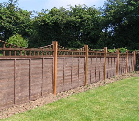 timber post  panel fencing hodges lawrence