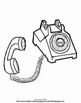 Telephone sketch template