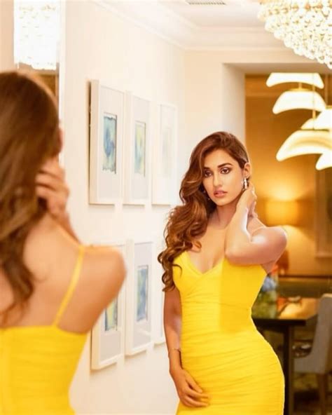 Disha Patani Glam Stills In Yellow Dress Actress Album