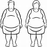 Sketch Fat People Paintingvalley Sketches Obesity sketch template
