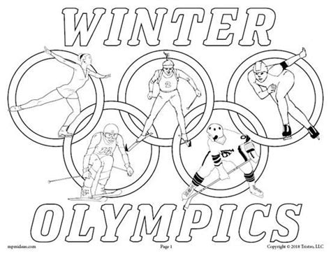 winter olympics  printables printable word searches