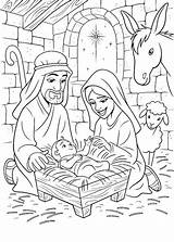 Presepe Pianetabambini Stampare Nativity sketch template