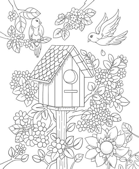full size spring coloring pages sanaaropdean