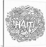 Haiti Pages Haitian Sheets Entitled Doodle sketch template