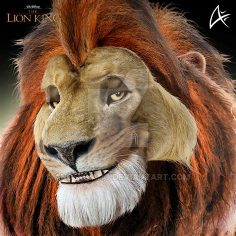 Mufasa Portrait Commission The Lion King By Andersiano