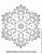 Coloring Snowflake Patterns Trace Pages Flake Snow Popular Printable Library Clipart Coloringhome Comments Line sketch template