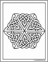 Coloring Celtic Pages Irish Knot Trinity Geometric Adults Designs Printable Colorwithfuzzy Print Sheets Pattern Cross Scottish Fuzzy Girl Kids Knots sketch template