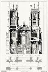 York Elevation Cathedral Section Architecture Church Minster Gothic Drawing Drawings Oldbookillustrations West London End 1814 Classical Illustrations Book Antiquities John sketch template