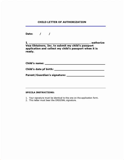 authorization letter template  collection