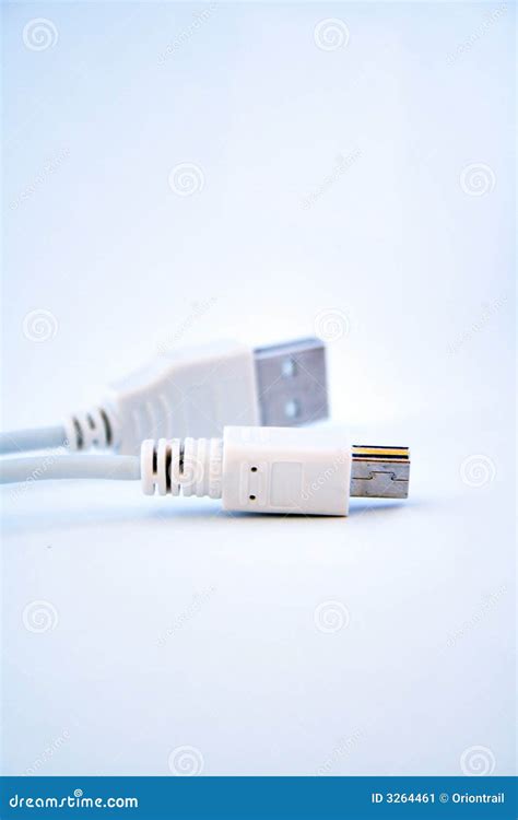 usb cable ends stock image image  connect connector