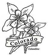 Coloring Colorado Pages Flag Printable Drawing sketch template