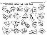 Coloring Pages Insect Insects Printable Kids Getcolorings Getdrawings Color sketch template