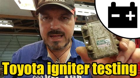 test  toyota ignition igniter  youtube