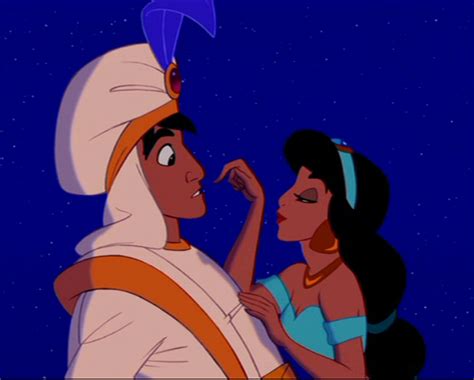Art Blog Princess Jasmine And Aladdin Kissing