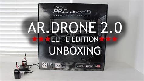 unboxing ar drone   elite edition youtube