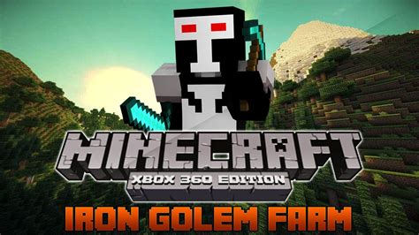 minecraft xbox tu12 tutorial iron golem farm youtube