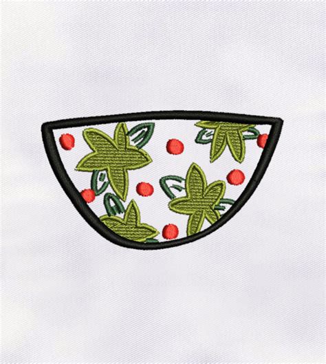 Beautiful Flower Bowl Embroidery Design Digitemb