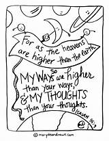 Isaiah Pages Bible Scripture Draws Prophet Heavens sketch template