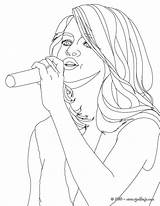 Selena Gomez Coloring Pages Gomes Popular Coloringhome sketch template