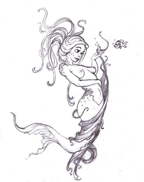 magellin blog mermaid sketch