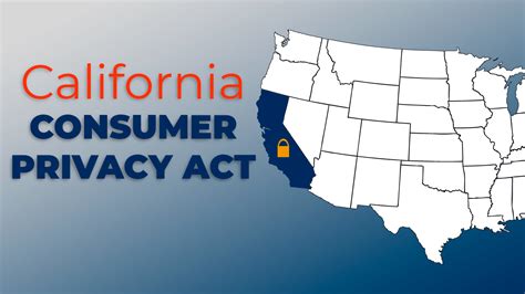california consumer protection act and protection of data
