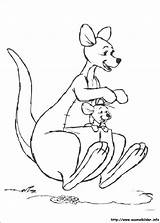 Winnie Puuh Malvorlagen Kangaroo Pooh Kanga Roo sketch template