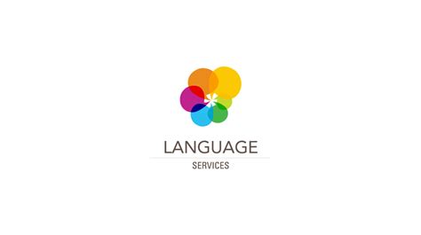 language services logo logos graphics