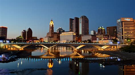 Columbus In Blue Downtown Columbus Ohio At The Blue Hour… Flickr