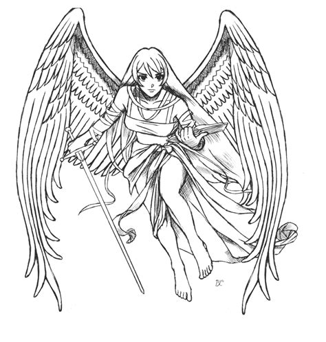 angel coloring pages print