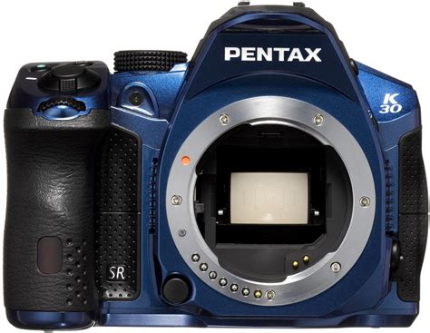pentax digital single lens reflex camera   body crystal blue
