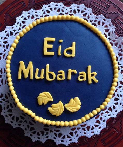 eid mubarak cake muslim cakes pinterest