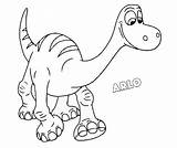 Arlo Coloring Dinosaur Good Games Game Kids sketch template