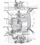 Storyboard Examples Movie Film Room Inception Rotating Nolan Draw Christopher Gabriel Hardman Oriented Helps Slides Drawn Ceiling Multiple Across Stay sketch template
