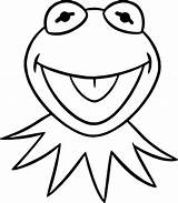 Kermit Frog Muppets Kikker Wecoloringpage Preschoolers Clipartmag sketch template