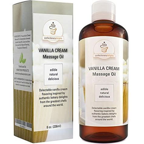 Edible Vanilla Erotic Massage Therapy Oils With Powerful Aphrodisiac