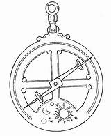 Astrolabio Instrumentos Descobrimentos Portuguese Portugueses Echos Símbolos Midisegni sketch template