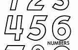 Numbers Coloring Colouring Reverse Through Search sketch template