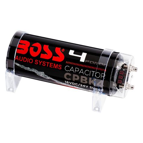 boss audio cpbk  farad black capacitor