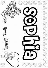 Sophia Coloring Pages Name Hellokids Color Sophie Girls Names Print First Letter Girly Enjoy sketch template