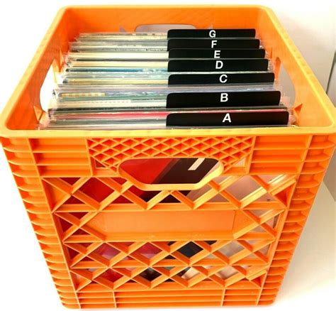 alphabetical record dividers screen printed   lp vinyl album