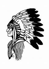 Native American Drawing Coloring Simple Pro Chief Americans Indian Indians Pages Adults Tattoo Indien Designs Headdress Dessin Tattoos Drawings Color sketch template