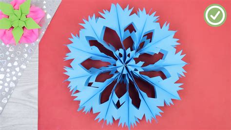 How To Make A 3d Paper Snowflake 3 Simple Tutorials