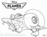 Planes Coloring Pages Disney El Chupacabra Movie Cartoon Printable Supercoloring Characters Paper Drawing Popular sketch template