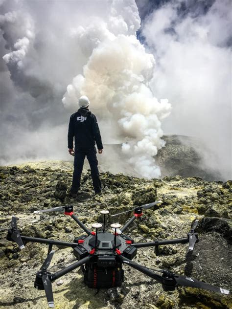 dji drones  breakthrough  volcano research dji europe