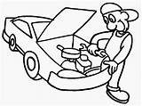 Coloring Pages Tools Mechanic Grease Drawing Auto Mechanics Getcolorings Getdrawings sketch template