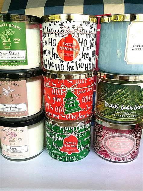 Bath And Body Works 3 Wick Candle 14 5 Oz You Choose The