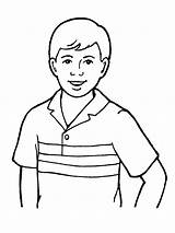 Brother Drawing Boy Coloring Pages Young Drawings Shirt Lds Library Man Wearing Family Primarily Inclined sketch template