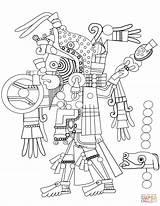 Aztec Coloring Pages Mexican Culture Mexico Kids Color Printable Sheet Quality Template Drawing Sketch Demon Warrior Dot sketch template