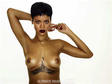 Rihanna Topless For ‘unapologetic’ Album — Perfect Pierced