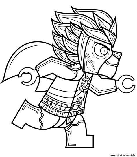 lego chima laval coloring pages printable
